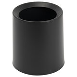 Контейнер, урна, ведерко для мусора НАСТОЛЬНОЕ без крышки 2 л, 155х130х145 мм, черный, BOOMHOUSE (БУМХАУС), 238901