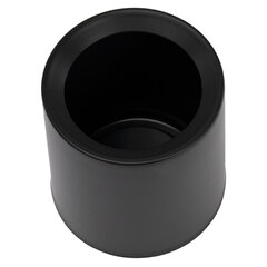 Контейнер, урна, ведерко для мусора НАСТОЛЬНОЕ без крышки 2 л, 155&times;130&times;145 мм, черный, BOOMHOUSE (БУМХАУС), 238901