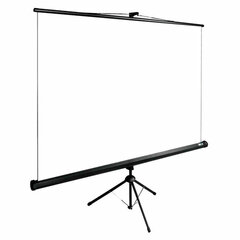 Экран Cactus TriExpert CS-PSTE-200&times;200-BK, 200&times;200 см, 1:1, напольный, черный