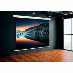 Экран Cactus Motoscreen CS-PSM-180&times;180, 180&times;180 см, 1:1, настенно-потолочный моторизованный, белый