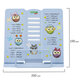 Подставка для книг и учебников большая BRAUBERG KIDS "Cute Owl" с единицами измерения, регулируемый угол наклона, металлическая, 238962
