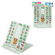 Подставка для книг BRAUBERG KIDS mini, "Animals", с алфавитом, регулируемый угол наклона, металлическая, 238965