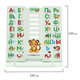 Подставка для книг BRAUBERG KIDS mini, "Animals", с алфавитом, регулируемый угол наклона, металлическая, 238965