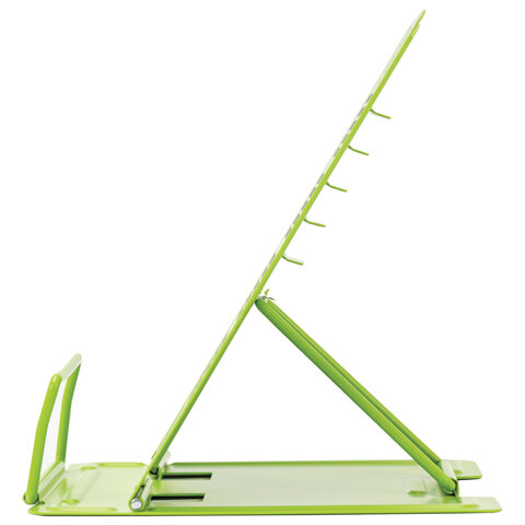 Подставка для книг и учебников BRAUBERG KIDS mini "Авокадо" с таблицей умножения, регулируемый угол наклона, металлическая, 238969 - фото 5