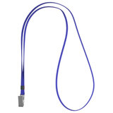 Лента для бейджей ERICH KRAUSE, 42 см, металлический клип, синяя, 63716