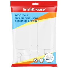 Подставка для книг и учебников ERICH KRAUSE Classic, пластиковая, белая, 53527