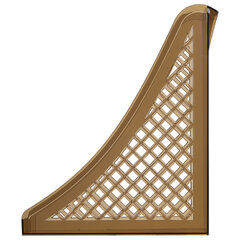 Лоток вертикальный для бумаг BRAUBERG ECO, 240&times;80&times;290 мм, сетчатый, дымчатый, 239015