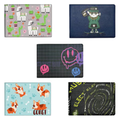 Обложка для удостоверения, пропуска, студенческого билета АССОРТИ, 77х214 мм, принт, кожзаменитель, ДПС, 6000