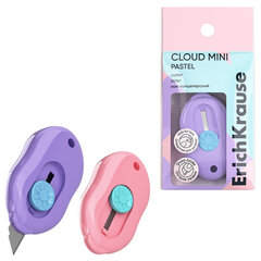 Нож канцелярский ERICH KRAUSE &laquo;Cloud Mini Pastel&raquo;, корпус ассорти, 62755