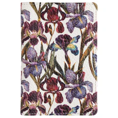 Обложка для паспорта BRUNO VISCONTI, экокожа, &laquo;FLORA. Ирисы&raquo;, 3-620/<wbr/>04