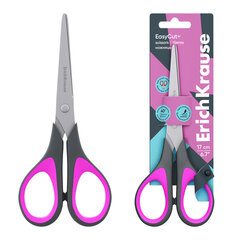 Ножницы ERICH KRAUSE &laquo;EasyCut+&raquo;, 17 см, ассорти, блистер, 35099