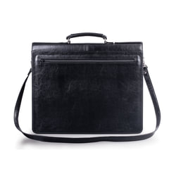 Портфель &laquo;Бизнес&raquo;, 41&times;34&times;10 см, искусственная кожа, 3 отделения, замок с ключом, черный, 309