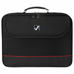 Сумка портфель BRAUBERG PROCESSOR с отделением для ноутбука 13-14", откидная крышка, "Profi", черная, 28&times;37&times;7 см, 240440