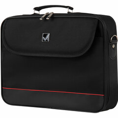 Сумка портфель BRAUBERG PROCESSOR с отделением для ноутбука 13-14", откидная крышка, "Profi", черная, 28&times;37&times;7 см, 240440