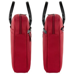 Сумка портфель BRAUBERG DANDY с отделением для ноутбука 15,6", 3 кармана, &laquo;Dialog&raquo;, красная, 30&times;40&times;7 см, 240462