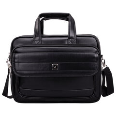 Сумка портфель BRAUBERG DANDY с отделением для ноутбука 15-16", 2 отделения, экокожа, &laquo;Quantum&raquo;, 31&times;41&times;15 см, 240511