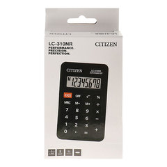 Калькулятор карманный CITIZEN LC310NR (114х69 мм), 8 разрядов, питание от батарейки