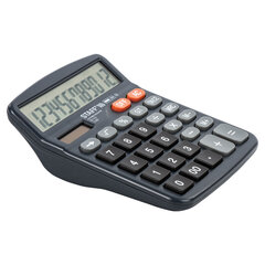 Калькулятор настольный STAFF PLUS DC-111S, КОМПАКТНЫЙ (150&times;120 мм), 12 разрядов, двойное питание, + БАТАРЕЙКА АА, 250428