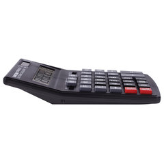 Калькулятор настольный ОФИСМАГ OFM-333 (200&times;154 мм) 12 разрядов, двойное питание, ЧЕРНЫЙ, 250462