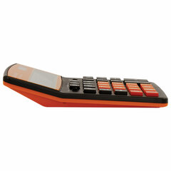 Калькулятор настольный BRAUBERG EXTRA COLOR-12-BKRG (206&times;155 мм), 12 разрядов, двойное питание, ЧЕРНО-ОРАНЖЕВЫЙ, 250478