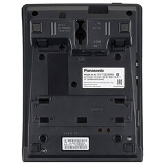 Телефон PANASONIC KX-TS2350RUB, черный, повторный набор, тональный/импульсный режим