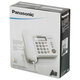 Телефон PANASONIC KX-TS2358RUB, черный, память 50 номеров, АОН, спикерфон, ЖК дисплей с часами, тональный / импульсный режим
