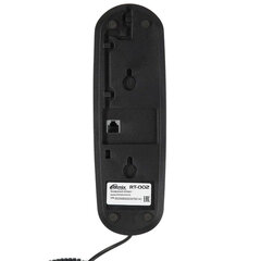 Телефон RITMIX RT-002 black, удержание звонка, тональный/<wbr/>импульсный режим, повтор, черный