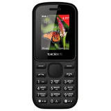 Телефон мобильный TEXET TM-130, 2 SIM, 1,77", 32 МБ, microSD, FM, фонарик, черный, 00-00001860