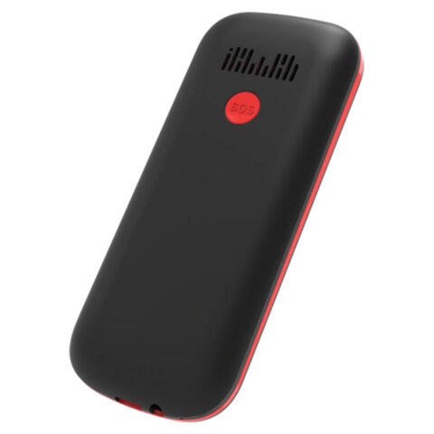 Телефон мобильный TEXET TM-B322, 2 SIM, 1,44", microSD, FM, MP3, фонарик, SOS, черный