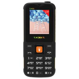 Телефон мобильный TEXET TM-D400, 2 SIM, 1,77", 32 Мб, microSD, FM, MP3, IP54, фонарик, черный, УТ-00004739