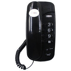 Телефон TEXET TX-238, световая индикация звонка, тональный/<wbr/>импульсный режим, повтор, черный