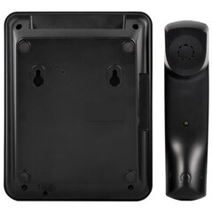 Телефон TEXET TX-264, АОН, спикерфон, тональный / импульсный режим, часы / будильник, SOS, повтор, черный