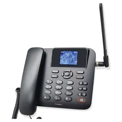 Телефон сотовый офисный TEXET FX-200, 2 SIM, 2,4", 512 Мб, microSD, FM, MP3, Bluetooth, спикерфон,черный