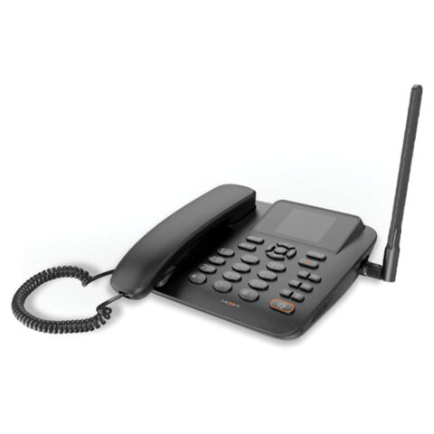 Телефон сотовый офисный TEXET FX-200, 2 SIM, 2,4", 512Мб,microSD, FM, MP3, BT, спикерфон,черный