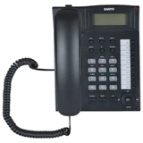 Телефон SANYO RA-S517B, спикерфон, память 30 номеров, тональный / импульсный режим, черный