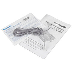 Телефон PANASONIC KX-TS2388RUW, АОН, спикерфон, память 50 номеров в справочнике, тональный/<wbr/>импульсный режим, белый