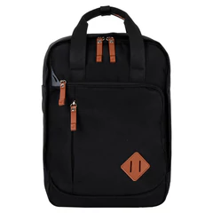 Рюкзак BRAUBERG FRIENDLY универсальный с длинными ручками, черный, 37&times;26&times;13 см, 270089