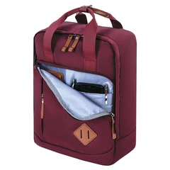 Рюкзак BRAUBERG FRIENDLY универсальный с длинными ручками, бордовый, 37&times;26&times;13 см, 270090