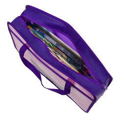 Папка на молнии с ручками BRAUBERG А4, 1 отделение, пластик, 80 мм, &laquo;Black Cat&raquo;, 270122