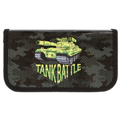 Пенал ПИФАГОР, 2 отделения, ламинированный картон, 19&times;11 см, &laquo;Tank&raquo;, 270170