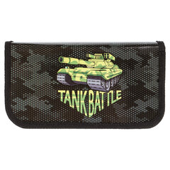 Пенал ПИФАГОР, 2 отделения, ламинированный картон, 19&times;11 см, &laquo;Tank&raquo;, 270170