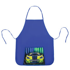 Набор для уроков труда ЮНЛАНДИЯ, клеенка ПВХ, фартук с нарукавниками, &laquo;Neon car&raquo;, 270198