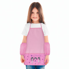 Фартук с нарукавниками BRAUBERG, 45&times;54 см, 3 кармана, &laquo;Best friends&raquo;, 270389