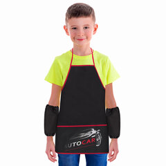 Фартук с нарукавниками BRAUBERG, 45&times;54 см, 3 кармана, &laquo;Autocar&raquo;, 270392