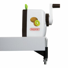 Точилка механическая ПИФАГОР &laquo;Киви&raquo;, корпус белый/<wbr/>салатовый, 270428