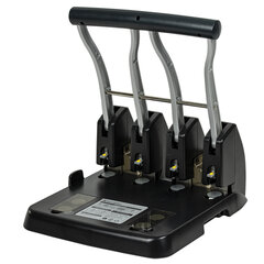 Дырокол на 4 отверстия металлический МОЩНЫЙ BRAUBERG &laquo;Heavy Duty Extra&raquo;, до 150 л., 270555