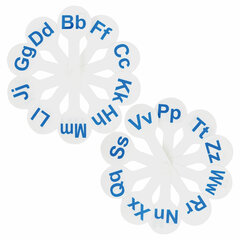 Веер-касса &laquo;Английские гласные и согласные&raquo; ЮНЛАНДИЯ, НАБОР 2 штуки, европодвес, 270561