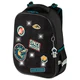 Ранец BRAUBERG PREMIUM, 2 отделения, с брелком, "Space mission", LED ЛАМПОЧКИ, 38х29х16 см, 270599