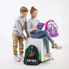 Ранец ЮНЛАНДИЯ LIGHT, 2 отделения, &laquo;Pretty mouse&raquo;, 3D панель, 38&times;29&times;16 см, 270606