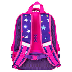 Ранец BRAUBERG FIT, 2 отделения, &laquo;Smiling bear&raquo;, 3D-панель, 38&times;27&times;14 см, 270614